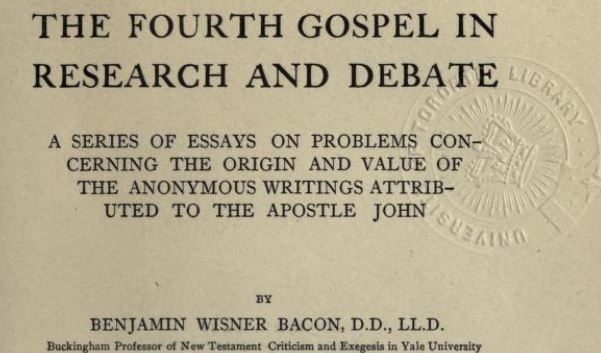 The Fourth Gospel in research and debate